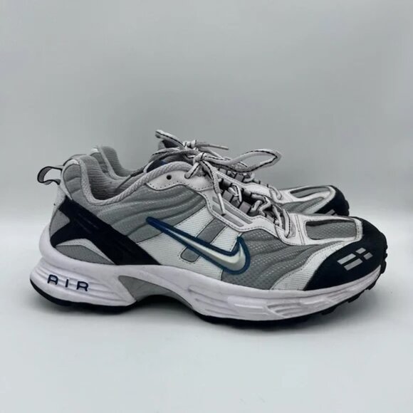 NICE 2007 Nike Air Copious Shoes Mens US10 White Gray 310317-001 Athletic - Picture 1 of 7
